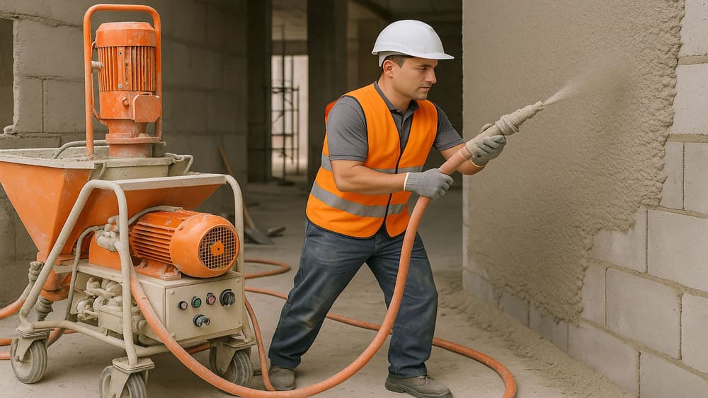 Штукатурная станция: устройство, принцип работы и выбор